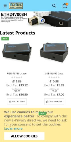 Mobile page screenshot