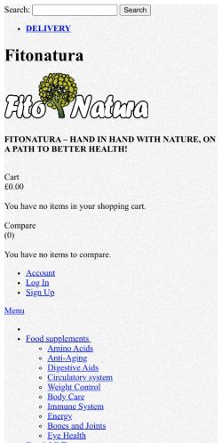 Mobile page screenshot