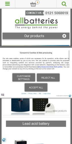 Mobile page screenshot