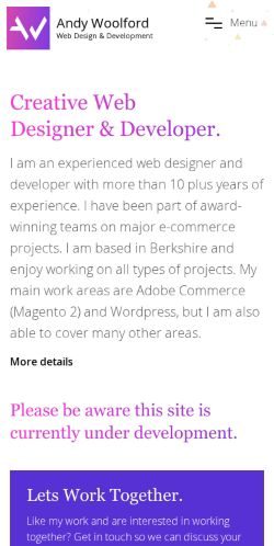 Mobile page screenshot