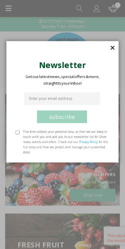 Mobile page screenshot