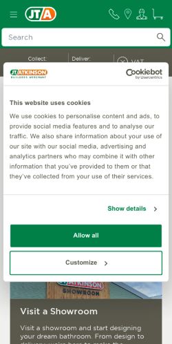 Mobile page screenshot