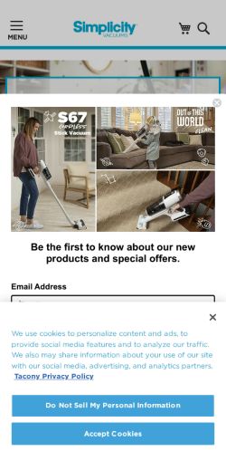 Mobile page screenshot