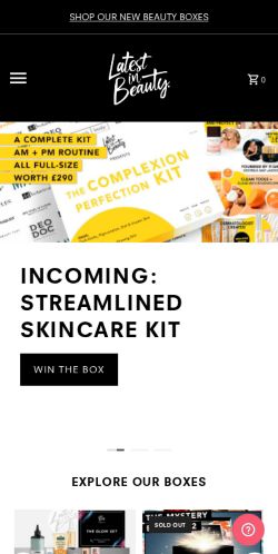 Mobile page screenshot