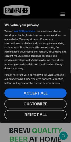 Mobile page screenshot