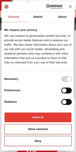 Mobile page screenshot
