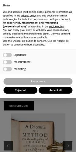 Mobile page screenshot