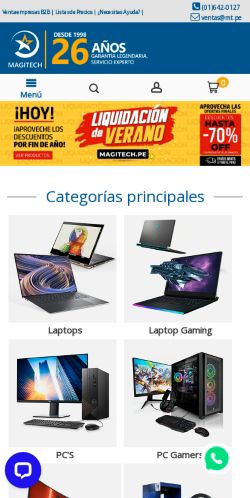 Mobile page screenshot