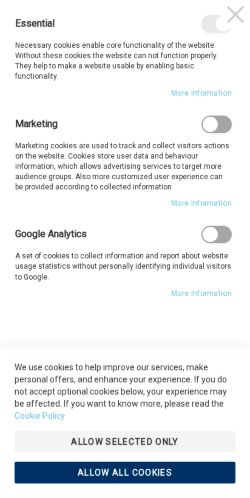 Mobile page screenshot