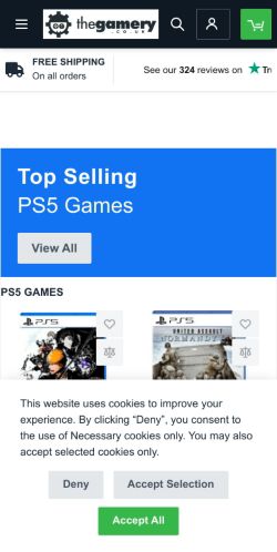 Mobile page screenshot