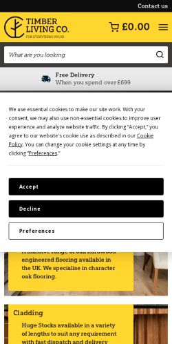 Mobile page screenshot