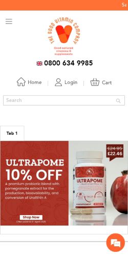 Mobile page screenshot