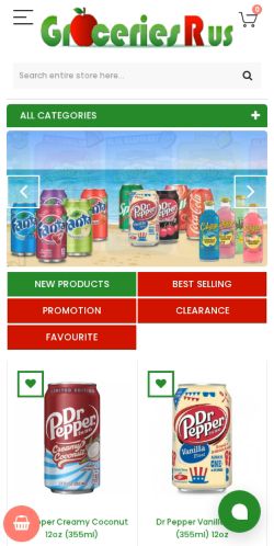 Mobile page screenshot