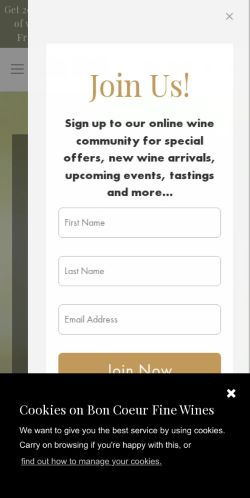 Mobile page screenshot