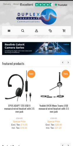 Mobile page screenshot