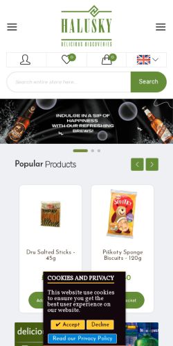 Mobile page screenshot