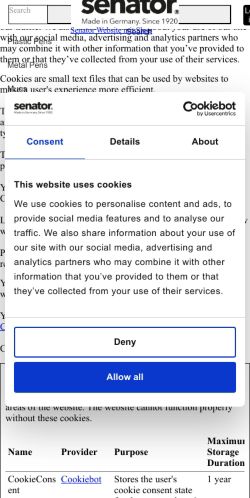 Mobile page screenshot