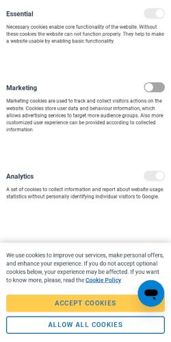 Mobile page screenshot