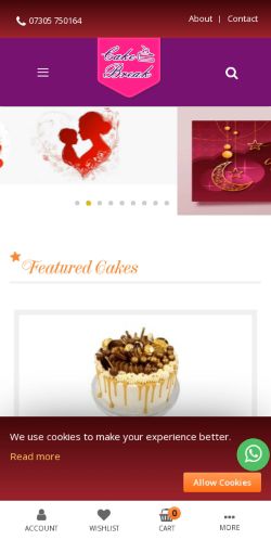 Mobile page screenshot