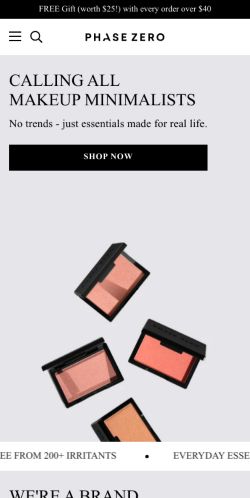 Mobile page screenshot