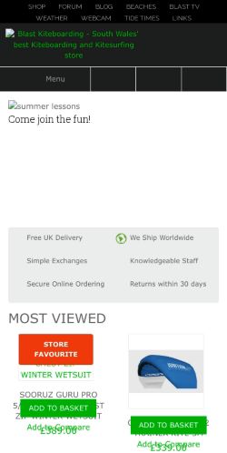 Mobile page screenshot