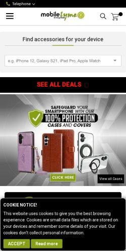 Mobile page screenshot