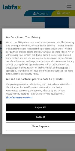 Mobile page screenshot