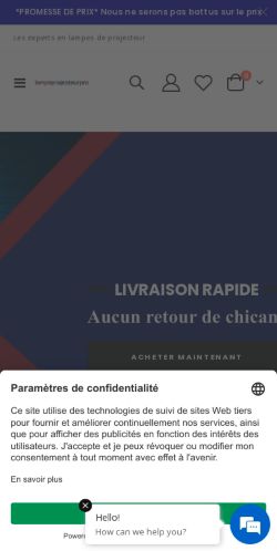 Mobile page screenshot