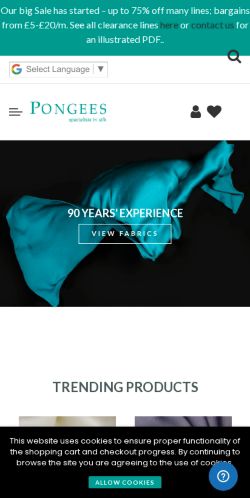 Mobile page screenshot