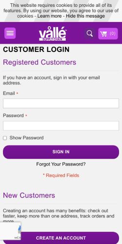 Mobile page screenshot