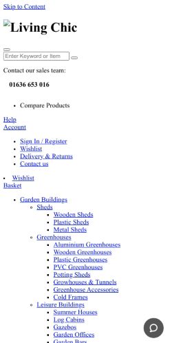 Mobile page screenshot