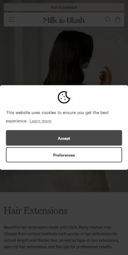 Mobile page screenshot