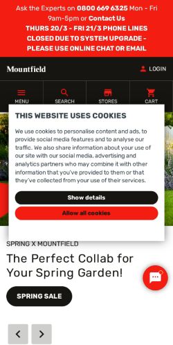 Mobile page screenshot