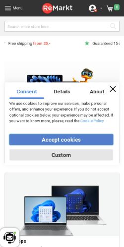 Mobile page screenshot