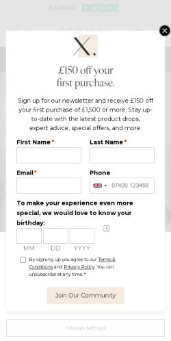 Mobile page screenshot