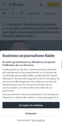 Mobile page screenshot