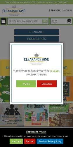 Mobile page screenshot