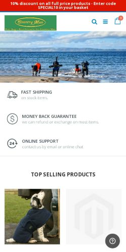 Mobile page screenshot