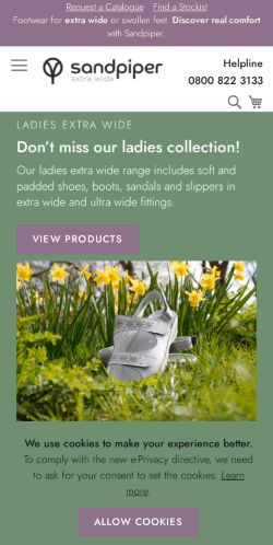 Mobile page screenshot