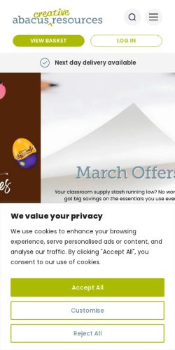 Mobile page screenshot
