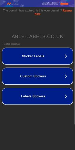 Mobile page screenshot