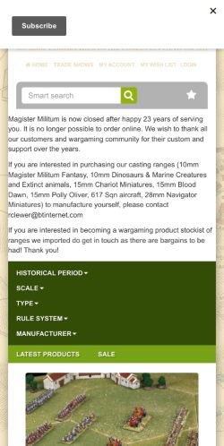 Mobile page screenshot