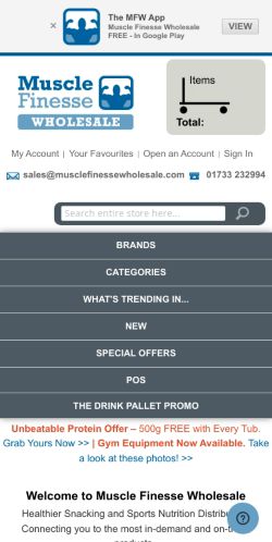 Mobile page screenshot