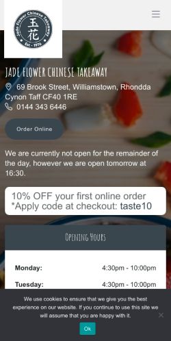 Mobile page screenshot