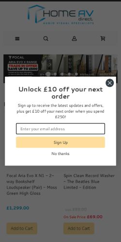 Mobile page screenshot