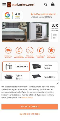 Mobile page screenshot