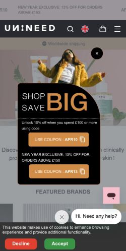 Mobile page screenshot