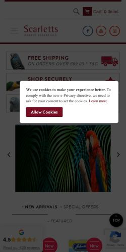 Mobile page screenshot