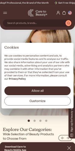 Mobile page screenshot