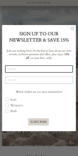 Mobile page screenshot